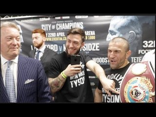 EXPLOSIVE!! BILLY JOE SAUNDERS & AVANDTIL KHURTSIDZE **FULL & UNCUT***PRE FIGHT PRESS CONFERENCE*