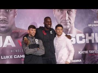 HE'S ALWAYS IN THE MIDDLE!! LAWRENCE OKOLIE TOWERS OVER
