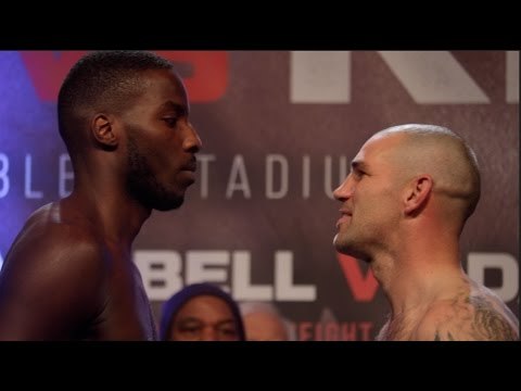 HOT SAUCE!! LAWRENCE OKOLIE v RUSS HENSHAW - OFFICIAL WEIGH IN & HEAD TO HEAD / JOSHUA v KLITSCHKOR