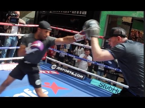 WORLD CHAMPION KAL YAFAI SHOWS IMMENSE SPEED AND POWER ON PADS AHEAD OF FIRST DEFENCE IN BIRMINGHAM