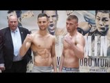 CHARLIE WILLIAMS v JOSH THORNE- OFFICIAL WEIGH IN & HEAD TO HEAD / THE HOME COMING
