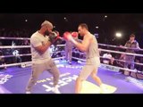 WLADIMIR KLITSCHKO SHOWS OFF HIS HAND SPEED IN FRONT OF ANTHONY JOSHUA / JOSHUA v KLITSCHKO