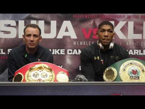 ANTHONY JOSHUA v WLADIMIR KLITSCHKO - **FULL & COMPLETE** POST FIGHT PRESS CONFERENCE
