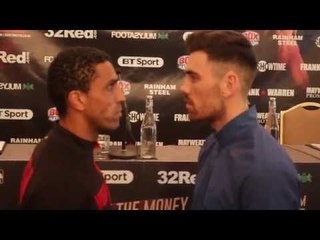TASTY! JOE PIGFORD v AARRON MORGAN - OFFICIAL HEAD TO HEAD @ FINAL PRESS CONFERENCE