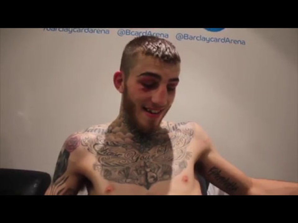 SAM EGGINGTON REACTS TO DESTROYING CEFERINI RODRIGUEZ TO CAPTURE EBU TITLE IN HOME CITY