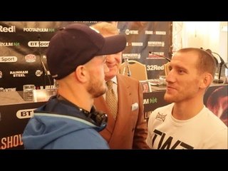 BRITISH TITLE CLASH! - RYAN WALSH v MARCO McCULLOUGH - HEAD TO HEAD @ FINAL PRESS CONFERENCE