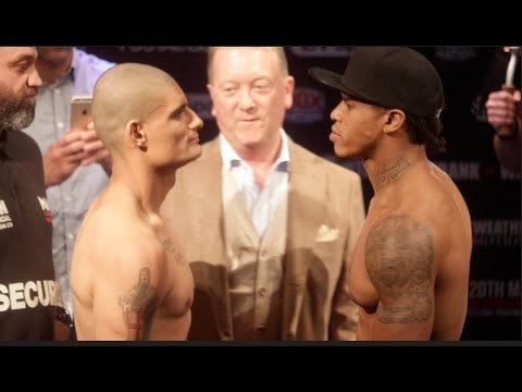 BEAST!! - CHRIS HOBBS v ANTHONY YARDE - OFFICIAL WEIGH IN & HEAD TO HEAD / SHOW ME THE MONEY