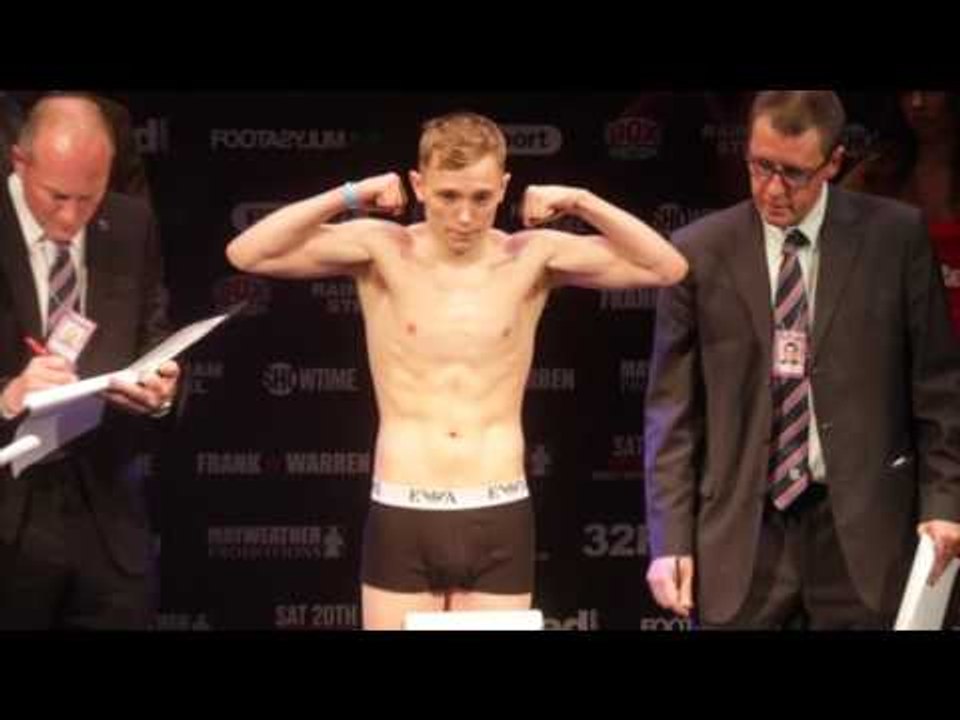 SUNNY EDWARDS v GYULA BODU -  OFFICIAL WEIGH IN & HEAD TO HEAD