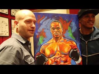 BEAST PAINTING! - ANTHONY YARDE PRESENTED WITH AN ABSOLUTE WORK OF ART - BY PATRICK J. KILLIAN