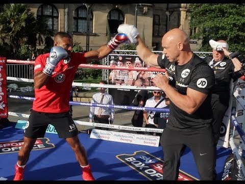 C'MON BABI !!! - KELL BROOK SMASHES THE PADS AHEAD OF ERROL SPENCE CLASH (FOOTAGE) BROOK v SPENCE