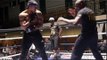 BEAST!! ANTHONY YARDE SHOWS OFF HIS IMPRESSIVE DEFENSIVE SKILLS WITH TRAINER TUNDE 'BUBA' AJAYI