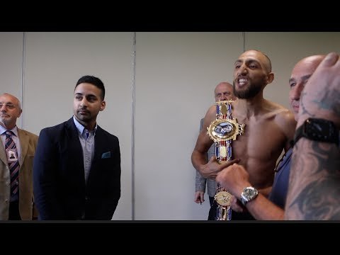 'YOU'RE SH*T!' - (HEATED!) - BRADLEY SKEETE & SHAYNE SINGLETON CLASH AT WEIGH IN - AS TEMPERS FLARE!