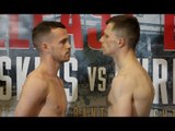 SEAN McGOLDRICK v RICKY STARKEY - OFFICIAL WEIGH IN VIDEO FROM BELFAST / BELFAST BOY