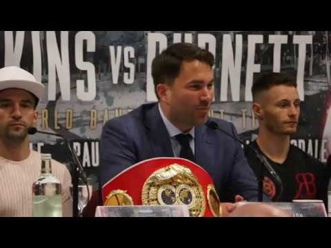 RYAN BURNETT v LEE HASKINS *FULL & UNCUT* PRESS CONFERENCE - WITH EDDIE HEARN / 'BELFAST BOY'