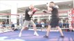 WOW! -EXCITING LEWIS CROCKER DEMONSTRATES POWER IN BOTH HANDS @ PUBLIC WORKOUTS / BATTLE OF BELFAST