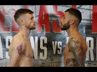 JAMES TENNYSON v RYAN DOYLE - OFFICIAL WEIGH IN (FROM BELFAST) / BELFAST BOY