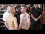 THE BIG GUYS! - PADDY BARNES v SILVIO OLTEANU - OFFICIAL WEIGH IN  & HEAD TO HEAD /BATTLE OF BELFAST