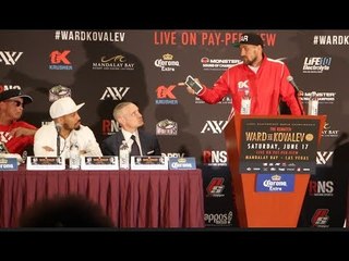 ANDRE WARD v SERGEY KOVALEV - THE REMATCH  **FULL & UNCUT** FINAL PRESS CONFERENCE (COMPLETE)