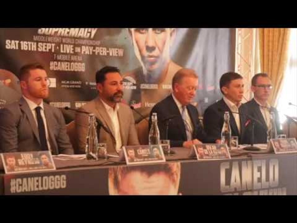 SAUL 'CANELO' ALVAREZ v GENNADY GOLOVKIN -  **FULL & UNCUT** LONDON PRESS CONFERENCE / SUPREMACY