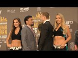MANNY PACQUIAO v JEFF HORN - OFFICIAL HEAD TO HEAD @ FINAL PRESS CONFERENCE / PACQUIAO v HORN
