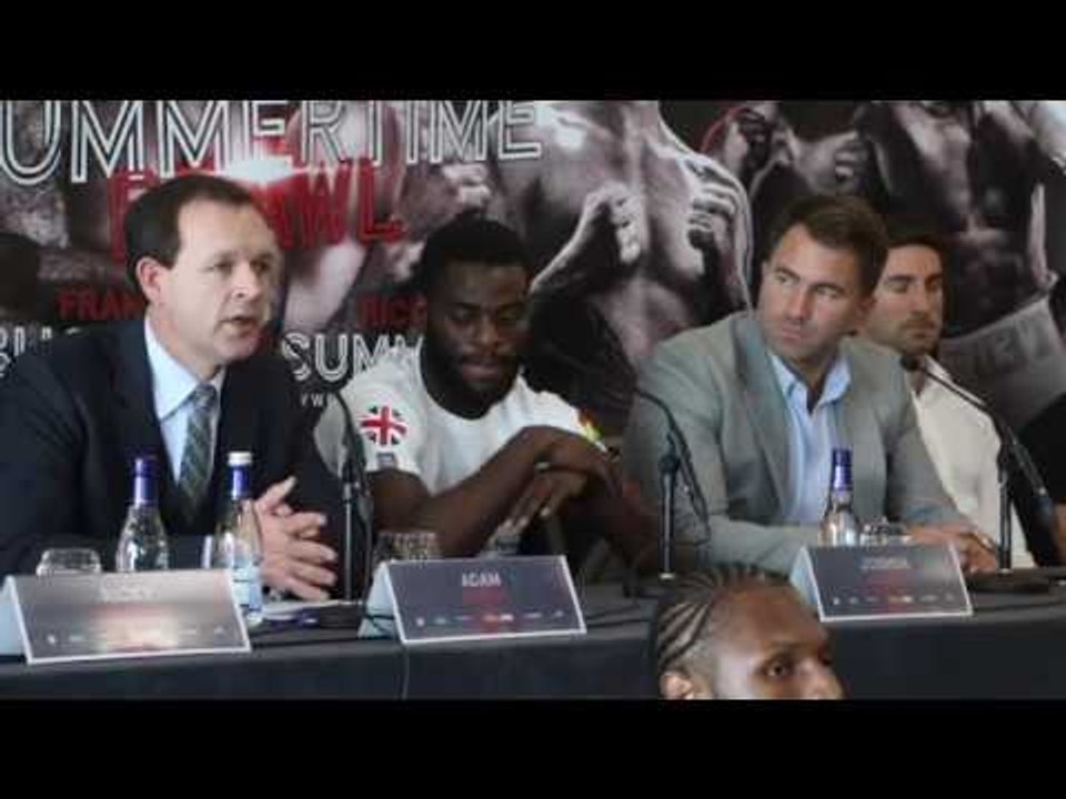 EDDIE HEARN PRESENTS 'SUMMERTIME BRAWL' - FULL PRESS CONFERENCE / BUGLIONI v SUMMERS / & UNDERCARD