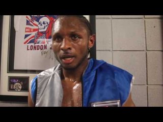 CRAIG 'SPIDER' RICHARDS REACTS TO POINTS WIN OVER RUI PAVANTINO ON MATCHROOM SUMMER TIME BRAWL