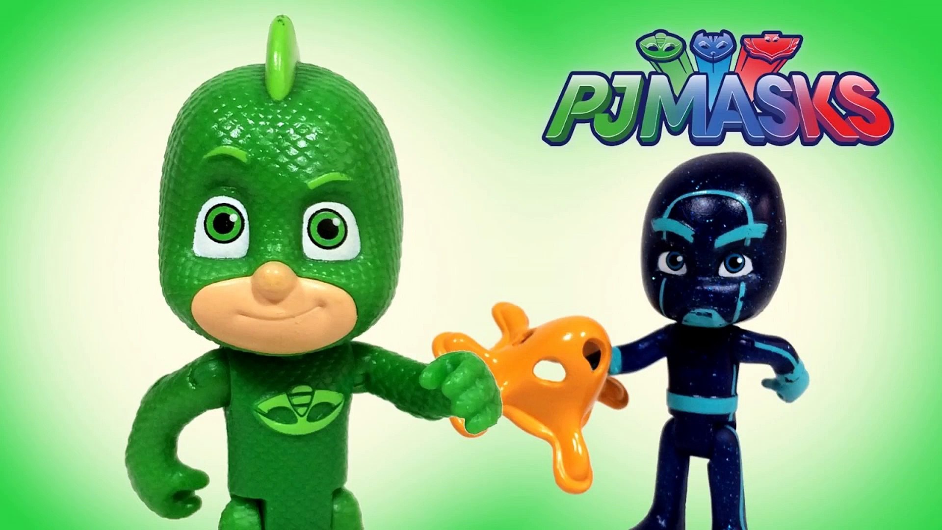 PJ Masks Gekko and Night Ninja Duet 2-Pack Figures || Keith's Toy Box -  video Dailymotion