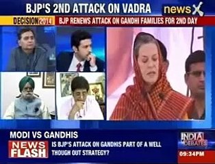 India Debate:  Is BJP's attack on Gandhis part of a well though out strategy