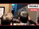 Brave barista takes on man with CHAIN after locking himself in the loo 'for 12 hours' | SWNS TV