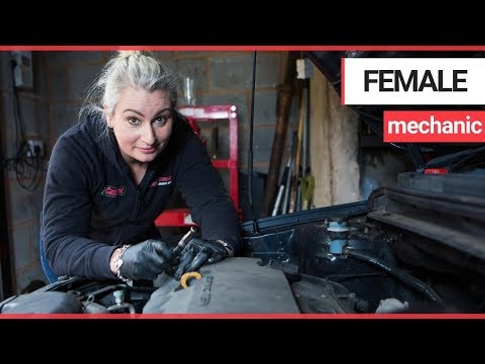 A female mechanic hopes to inspire girls to get...