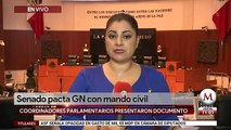 Morena en el Senado pacta Guardia Nacional con mando civil