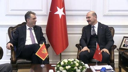 İçişleri Bakanı Soylu, Nuhodzic'i resmi törenle karşıladı - ANKARA