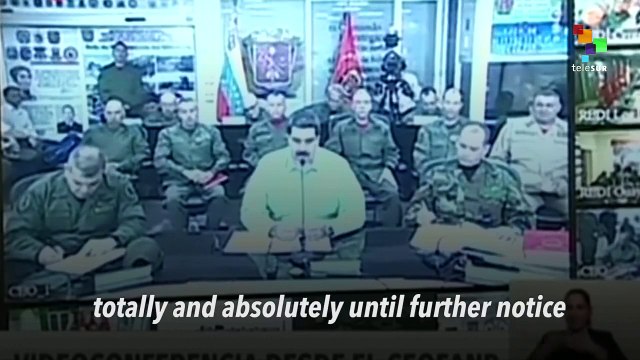 Maduro Shuts Venezuela's Border With Brazil