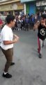 Jóvenes se enfrentan a golpes en zona 2 de Chimaltenango