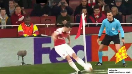 Sokratis Goal - Arsenal 3-0 BATE Borisov 3-0 21/02/2019