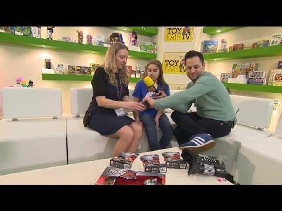 Toy Fair TV Demo Zone with Gavin Inskip and Thalia at London Toy Fair 2018