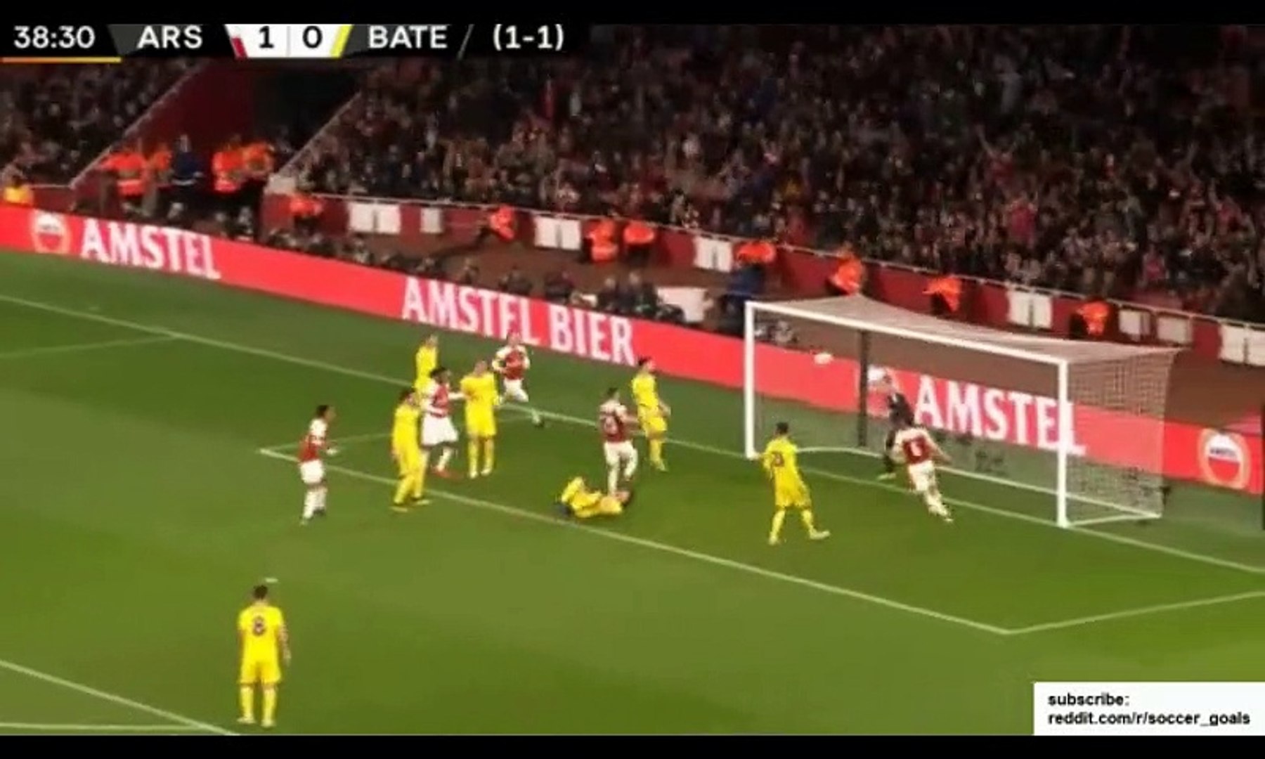 Arsenal vs BATE Borisov 3-0 All Goals Highlights 21/02/2019 - video  Dailymotion