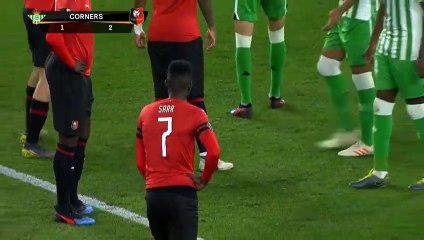 Ramy Bensebaini Goal - Real Betis vs Rennes 0-1 21/02/2019