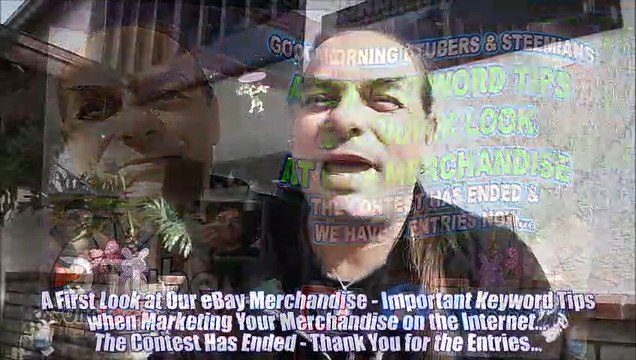 A First Look at Our eBay Merchandise - Important Keyword Tips when Marketing Your Merchandise on the Internet - The Contest Has Ended - Thank You for the Entries