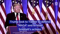 Trump Blasts Jussie Smollett for Staging Attack on Himself