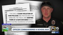 Glendale police review found Officer Matt Schneider put occupied school bus at risk in 2005