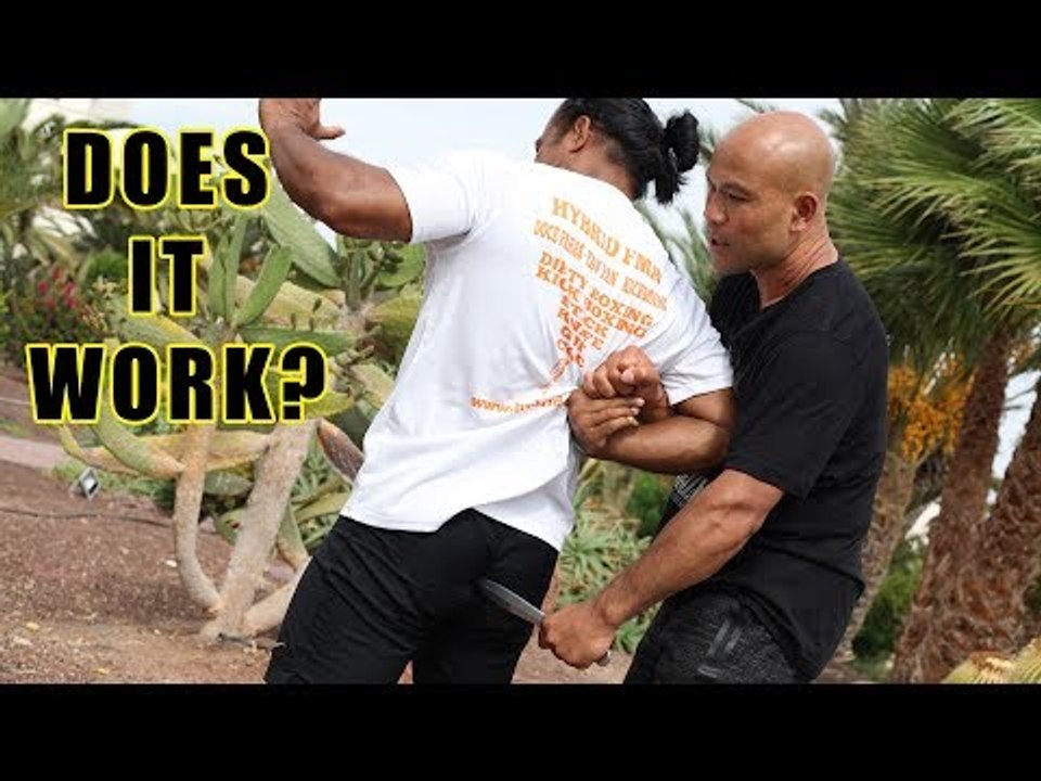 How to disarm a knife in your back!