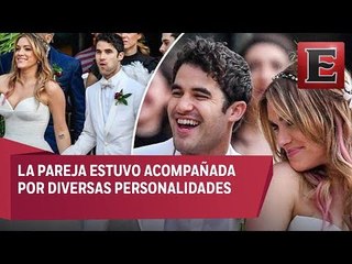 Darren Criss se casó con su novia de hace 8 años