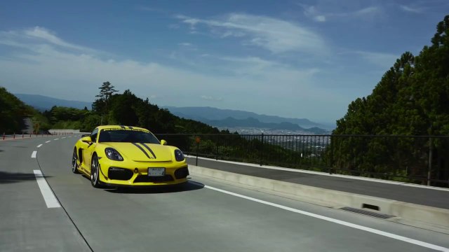 Porsche 981 Cayman GT4 Hakone Road Tracking Racing