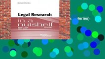 Legal Research in a Nutshell (Nutshell Series) by Kent Olson