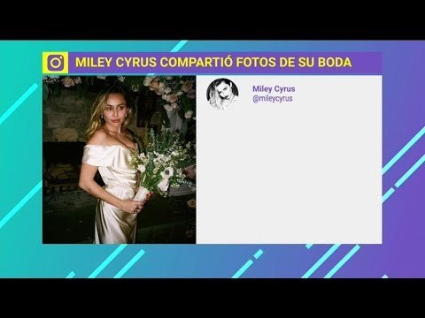 ¡Miley Cyrus compartió fotos de su boda! | De Primera Mano