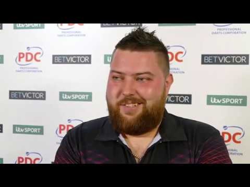 Michael Smith after his win over Ian White at the BetVictor Masters.
