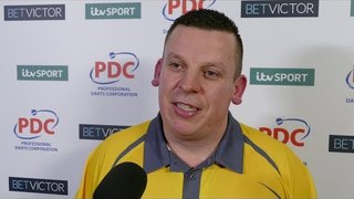 Dave Chisnall REACTS to COMEBACK WIN over Daryl Gurney at the BetVictor Masters