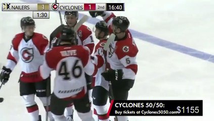 ECHL Wheeling Nailers 1 at Cincinnati Cyclones 4