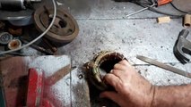 Como retirar as bobinas queimadas dos Motores